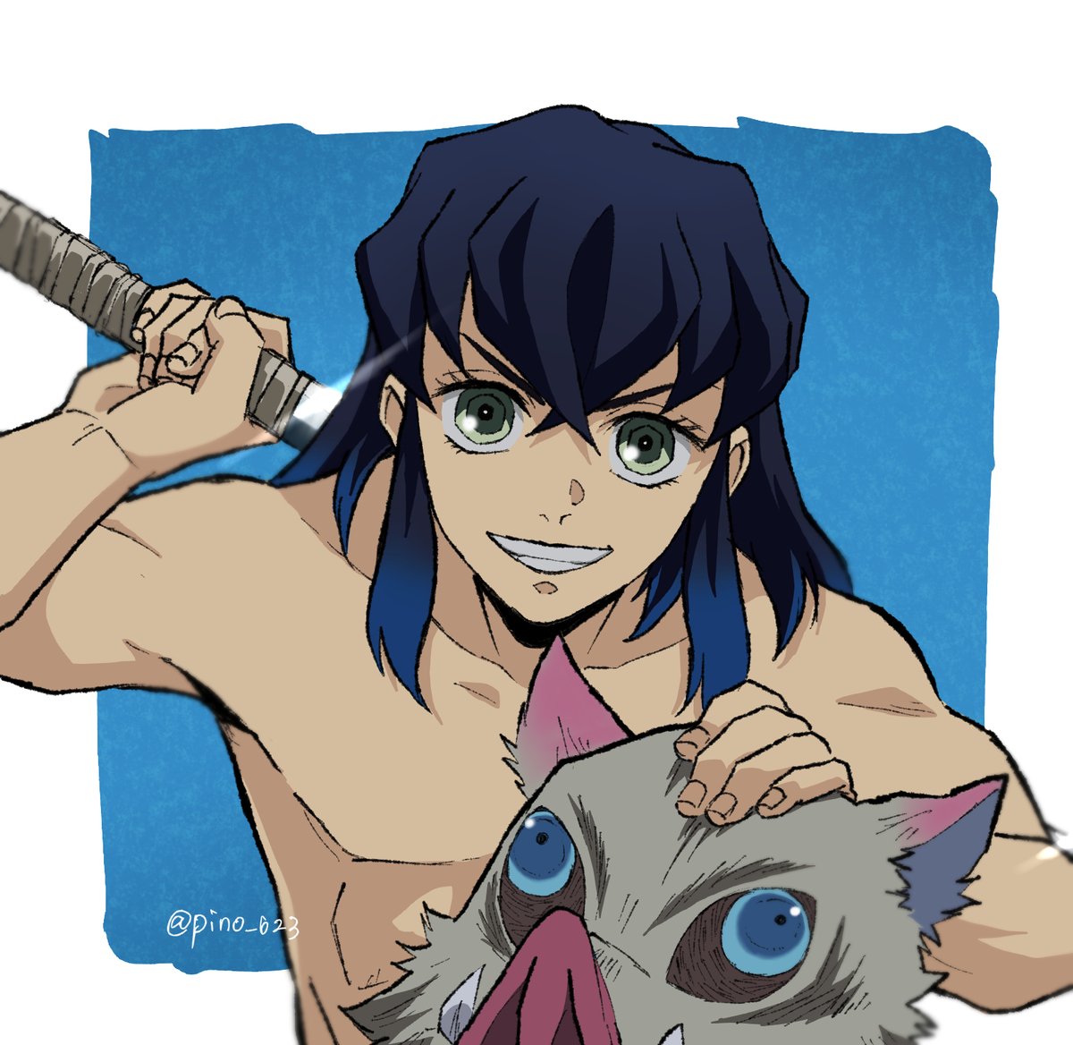 Celebrating Inosuke Hashibira Birthday for the Demon Slayer